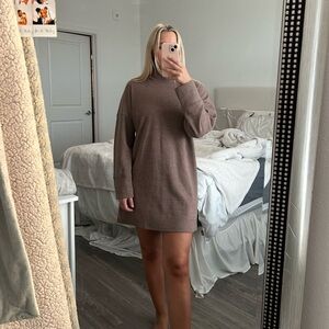 Abercrombie brown sweater dress